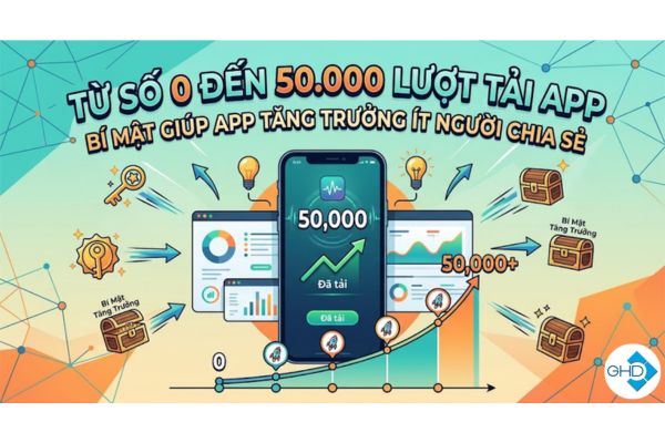 Từ số 0 đến 50.000 lượt tải App: Bí mật giúp app tăng trưởng ít người chia sẻ